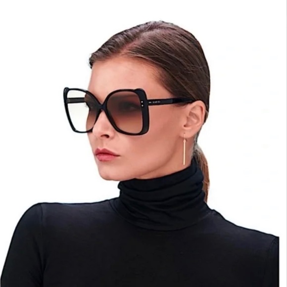 Gucci Oversized Brown Glasses - Picture 6 of 11